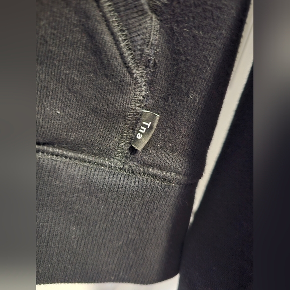 TNA Black Hoodie with Subtle Design - Picture 4 of 8